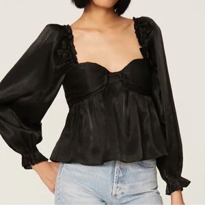 ASTR the label Irene sweetheart top